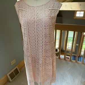 Ivy & Blu Maggie Boutique Pink Lace Dress